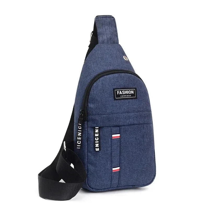 Men's Waterproof Fanny Pack — Large Capacity Shoulder Bag for Outdoor Travel
