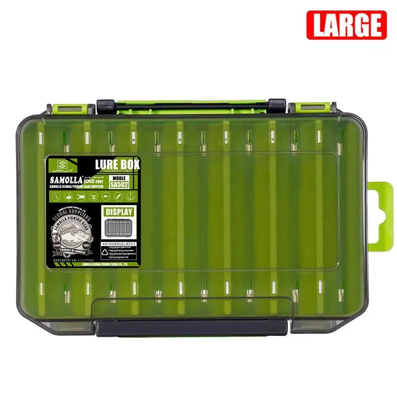 JETTING Double-Sided Compact Tackle Box — Durable Lure and Hook Organizer