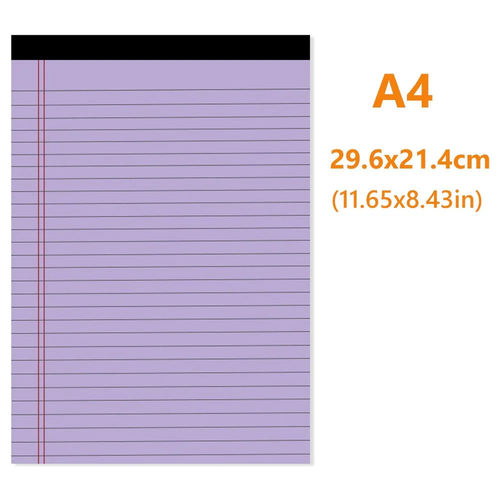 Thickened Writing Pad — Tearable Legal Memo Notebook for Students