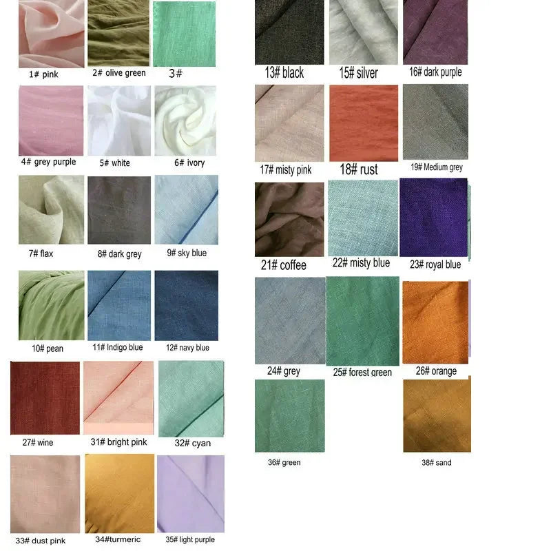 Pure Linen Bed Sheet Set — Breathable 4-Piece Flax Bedding Collection
