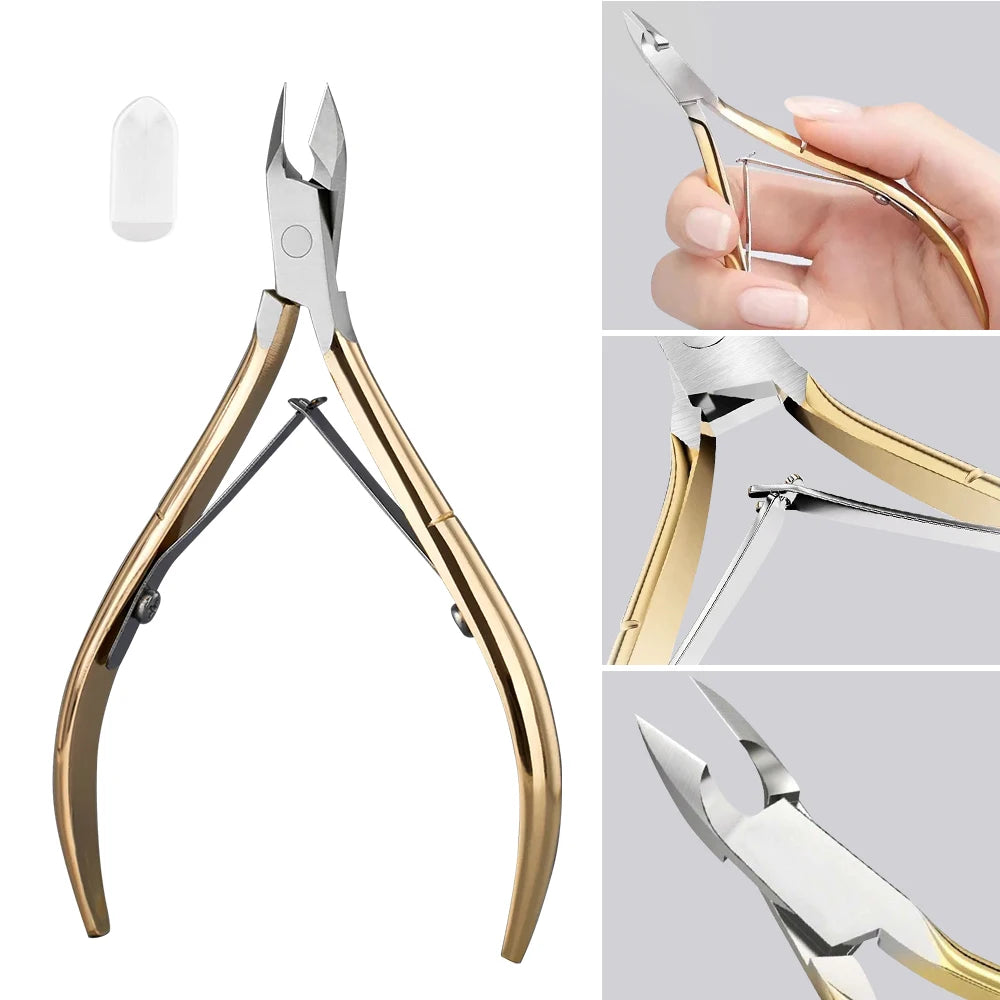 Stainless Steel Cuticle Nipper — Professional Dead Skin Remover & Trimmer