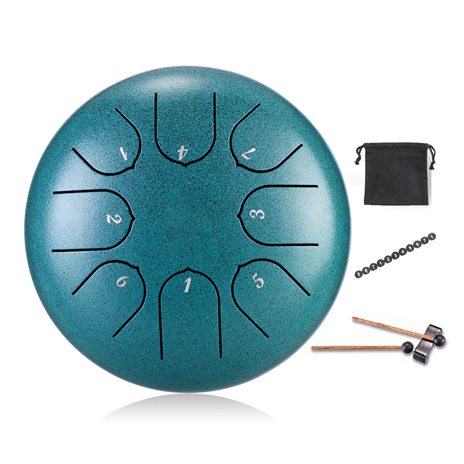 Crazy Stone 3 Inch Handpan Drum — Ethereal Steel Tongue Percussion Kit