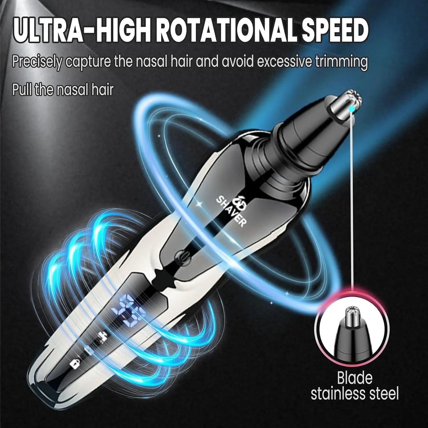 All-in-One Electric Shaver Set — Rechargeable Men's Grooming Kit with Trimmer