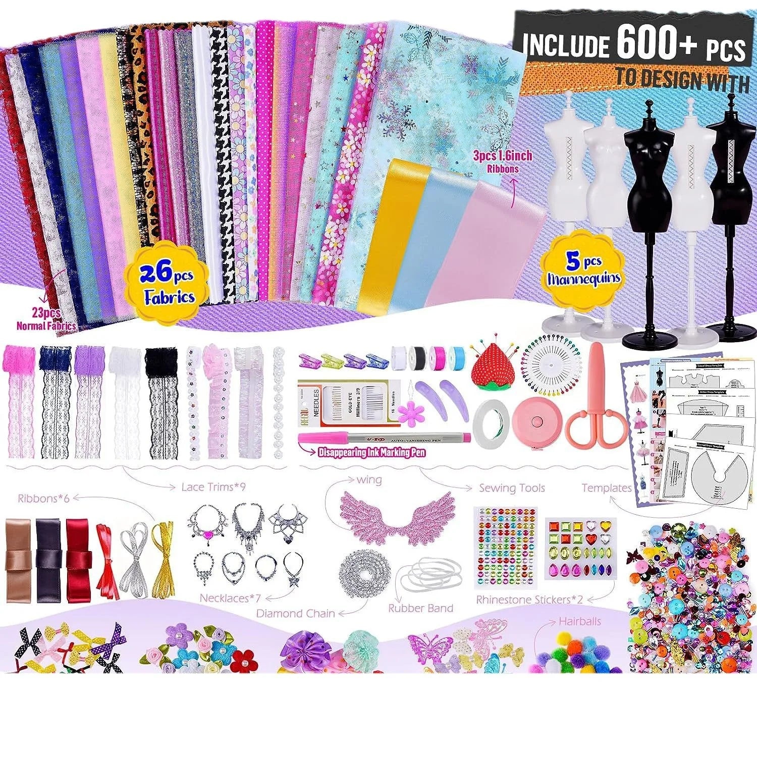 DIY Doll Clothes Craft Kit — Creative Handmade Fashion Set for Kids