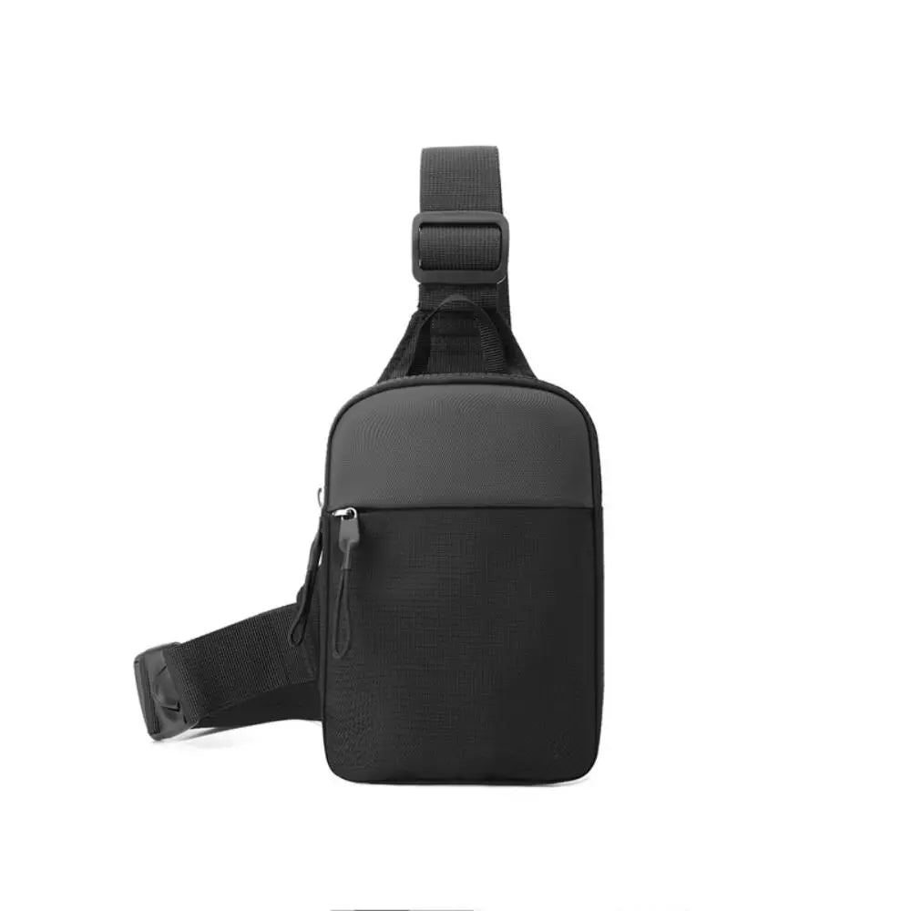 Men's Canvas Chest Bag — Compact Crossbody Sling for Daily Essentials