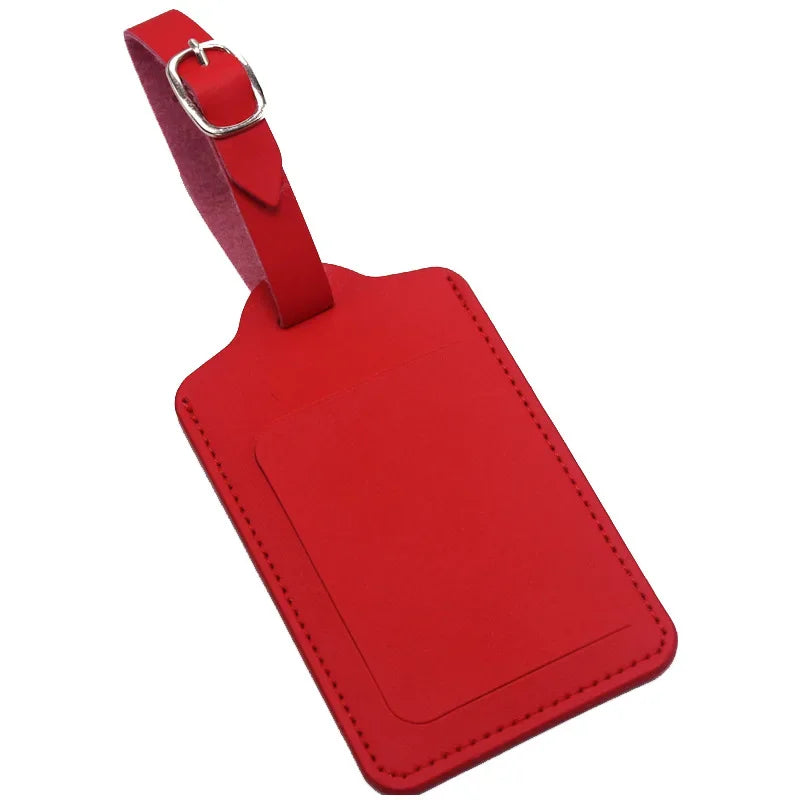 eTya Leather Luggage Tag — Durable Suitcase ID Holder for Travel