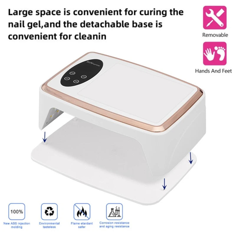 Kellegoos 90 LED Nail Dryer — Professional UV/LED Gel Curing Lamp