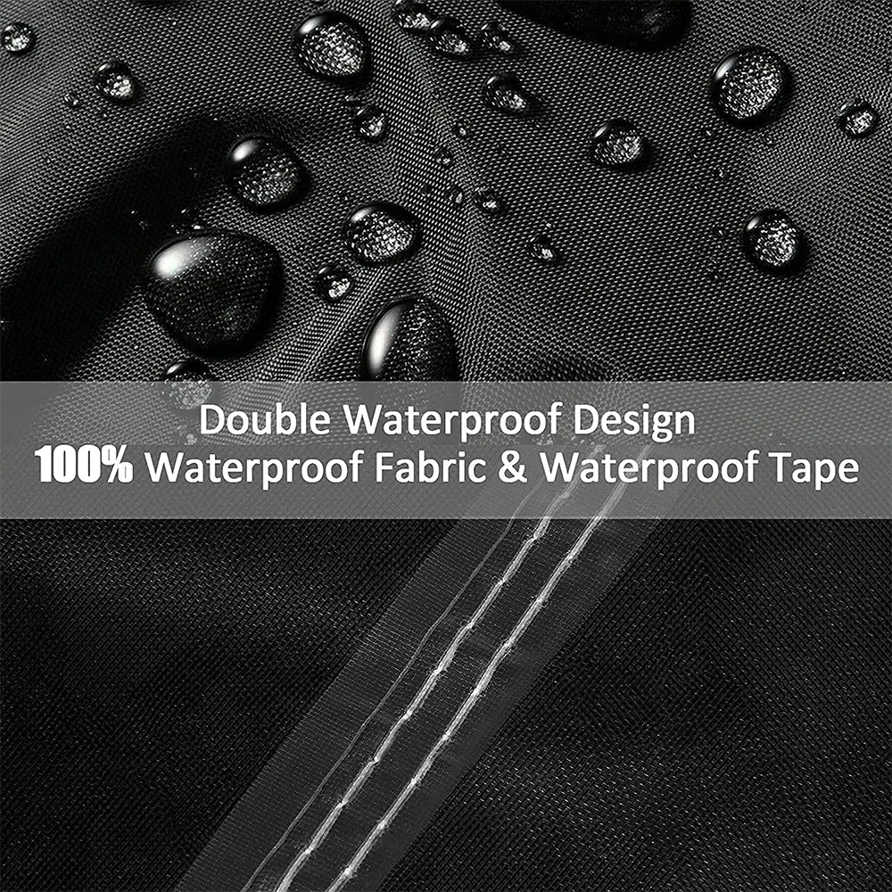 Square Outdoor Furniture Cover — Waterproof UV Protection, Heavy Duty