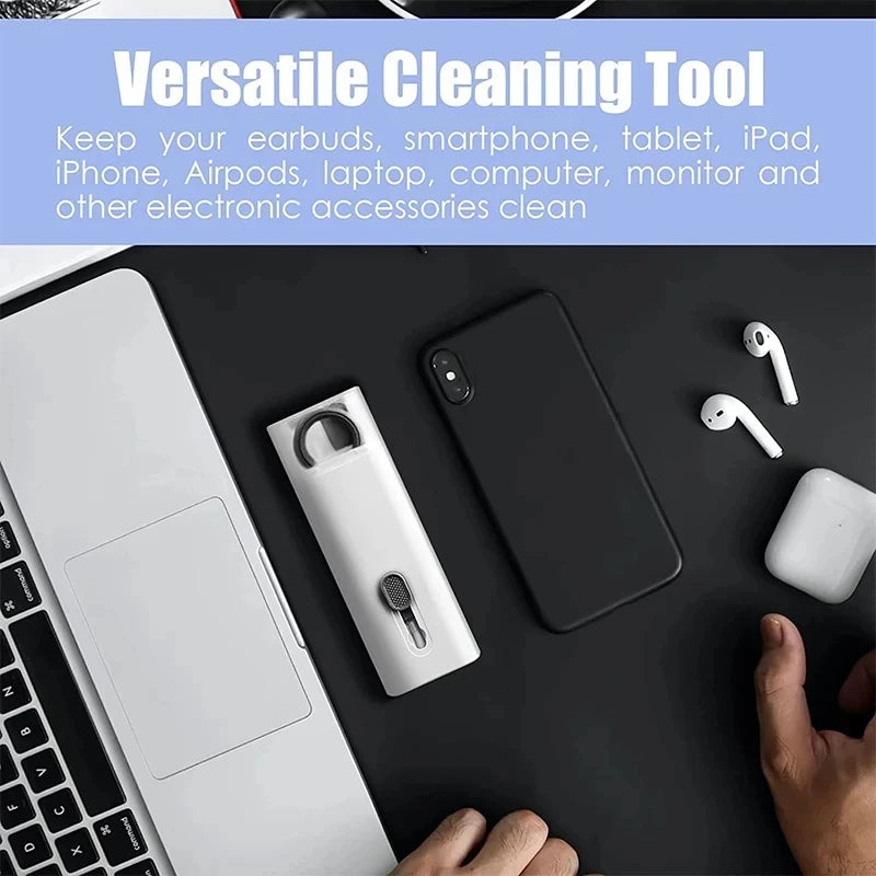 7-in-1 Electronics Cleaning Kit — Multi-Functional Tool Set for Keyboards and Earbuds
