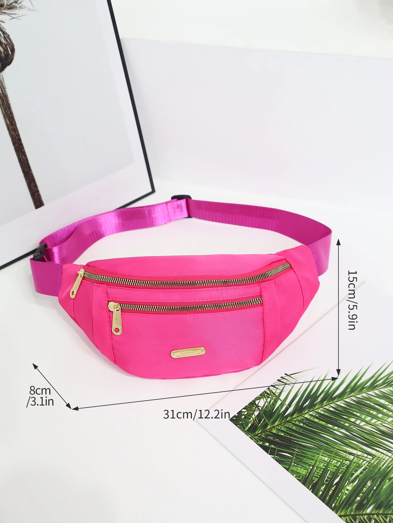 AEROCANDY Waterproof Fanny Pack — Adjustable Waist Bag for Travel and Sports