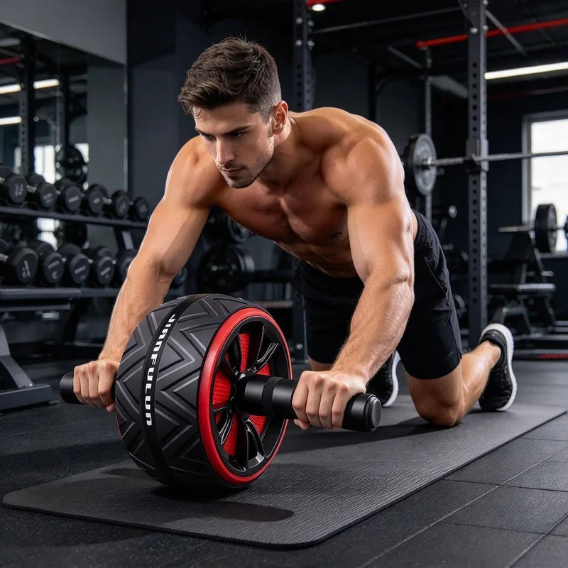 Abdominal Roller Wheel — Core Strength Trainer for Home Workouts
