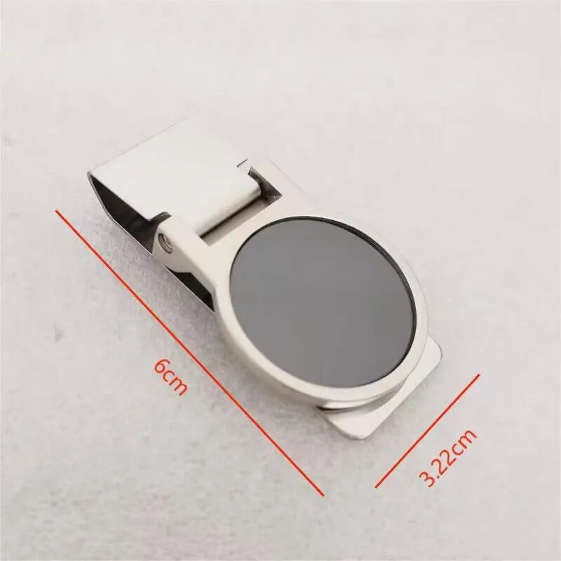 QOONG Custom Engraved Money Clip — Stainless Steel Cash Holder for Men