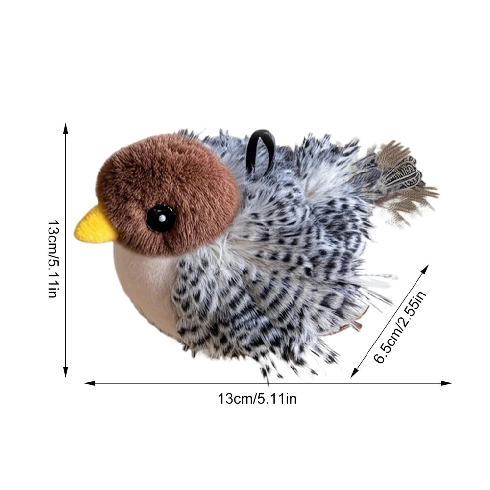 Interactive Flapping Bird Cat Toy — Touch Activated Motion Sensor Kitten Toy
