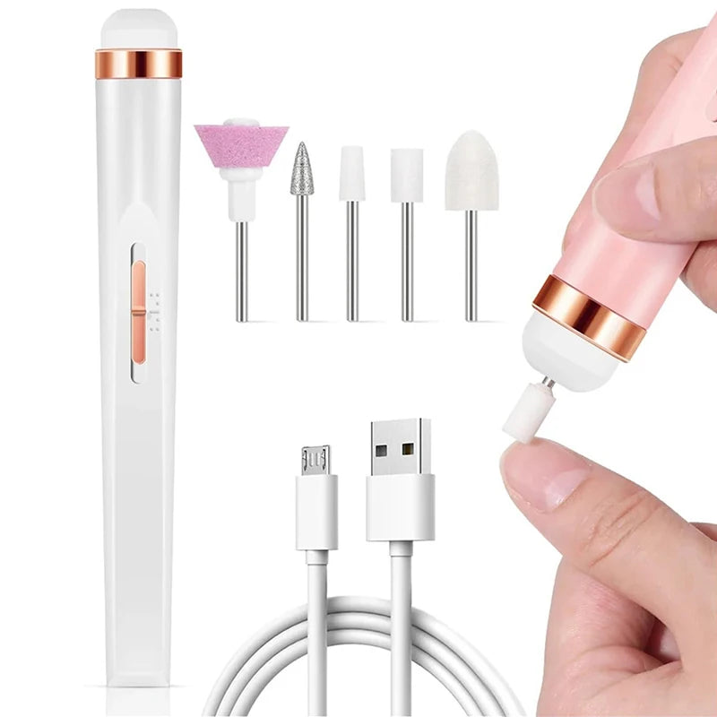 JCSYFAC Electric Manicure Kit — 5-in-1 Professional Nail Drill Set