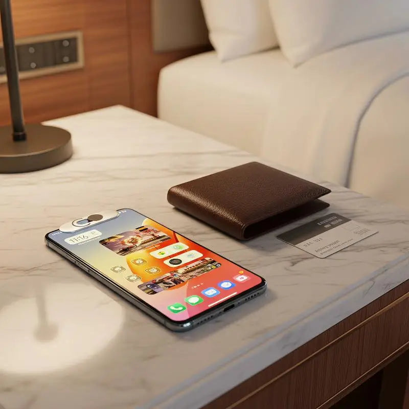 KOQZM Ultra-Thin Webcam Privacy Cover — Transparent Camera Protection Slide