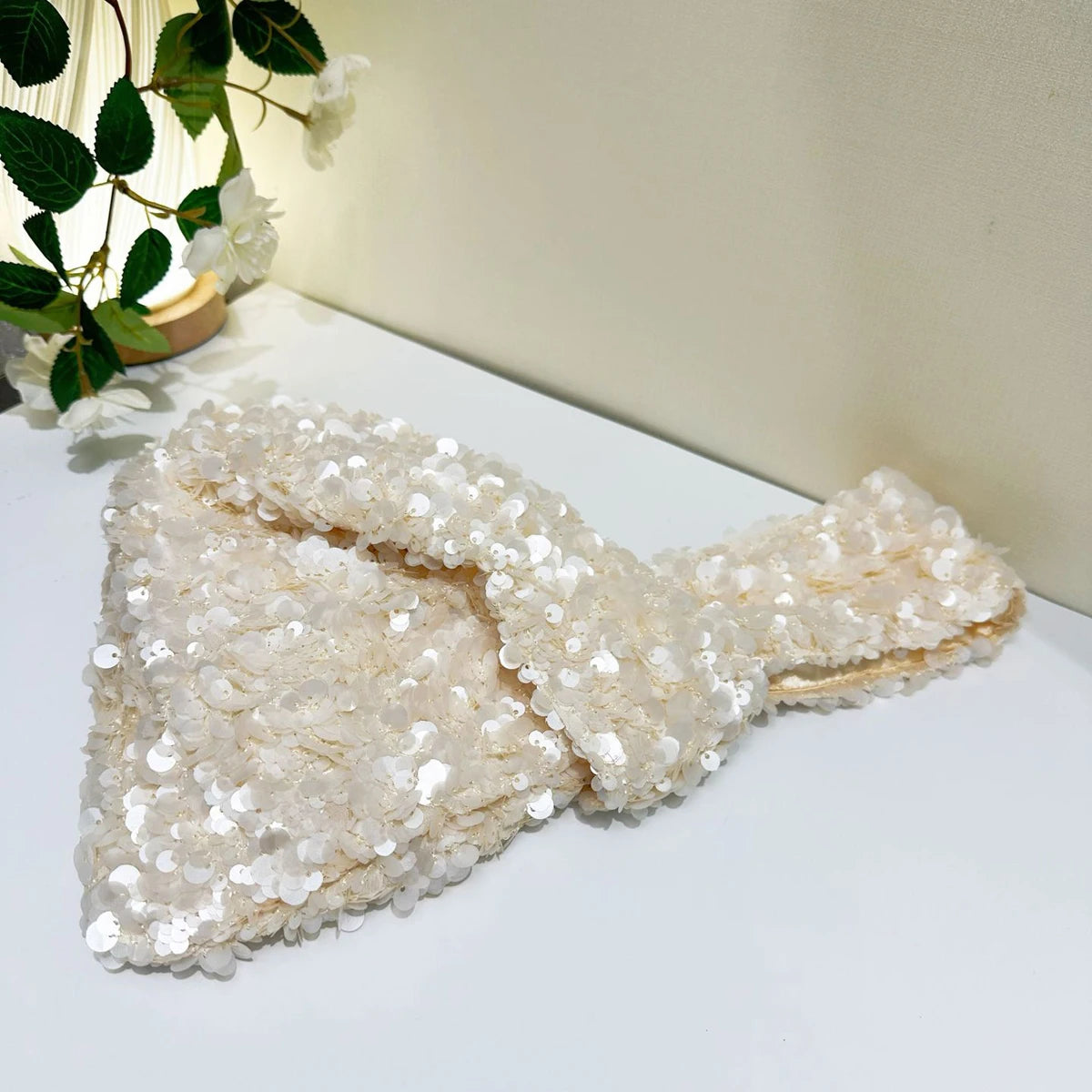 Elegant Sequin Evening Clutch — Shimmering Mini Handbag for Weddings