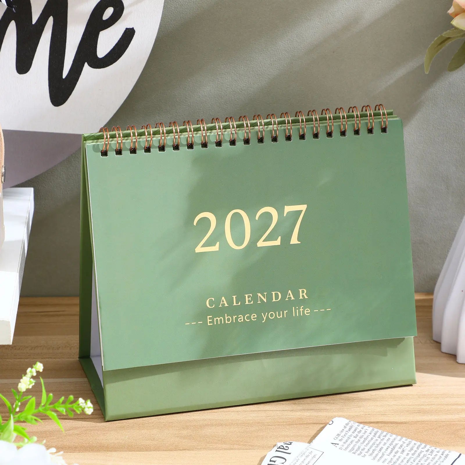 NUOLUX 18-Month Academic Desk Calendar — July 2026 to December 2027 Planner