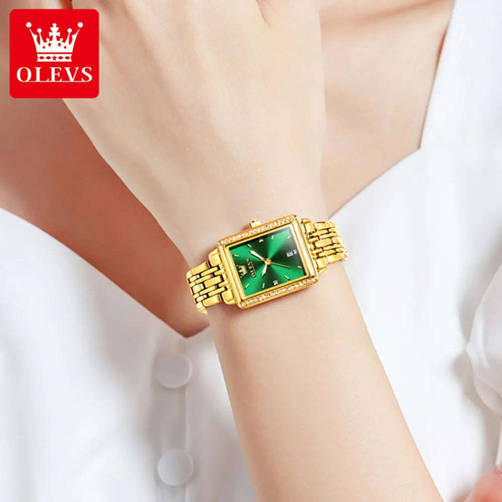 OLEVS 9995 Women's Luxury Watch — Elegant Quartz Timepiece with Luminous Date