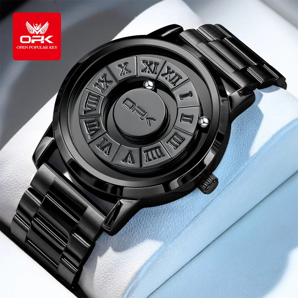 OPK 8181 Men's Quartz Watch — Minimalist Stainless Steel Design