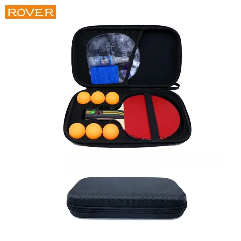 Hard Shell Ping Pong Paddle Case — Shockproof Table Tennis Storage Bag