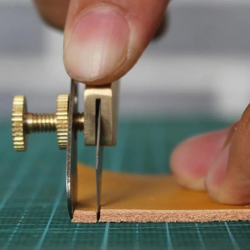 Copper Leather Trimming Knife — Precision Cutting Tool for DIY Crafts