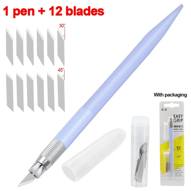 Craft Cutting Pen Tool — 360 Degree Rotating Blade for Precision Art