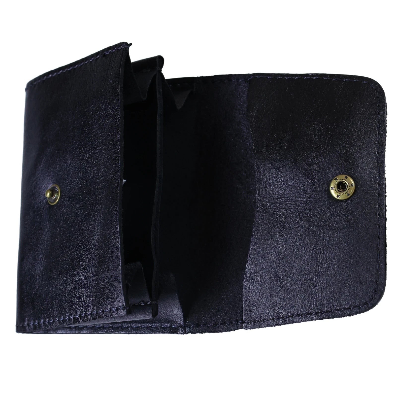 Sibewora Genuine Cowhide Leather Wallet — Vintage Compact Card Holder