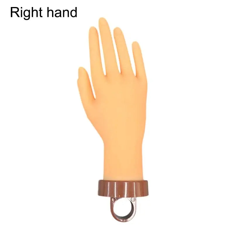 Nail Art Practice Hand — Flexible Manicure Training Model