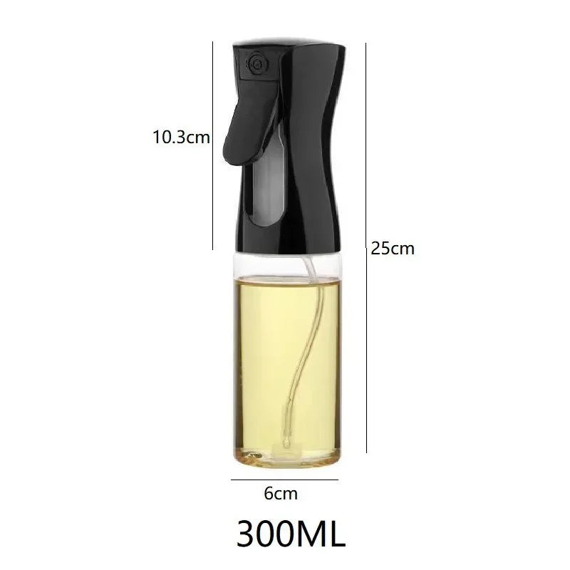 Oil Spray Dispenser Bottle — Reusable Mist Sprayer for Cooking & BBQ