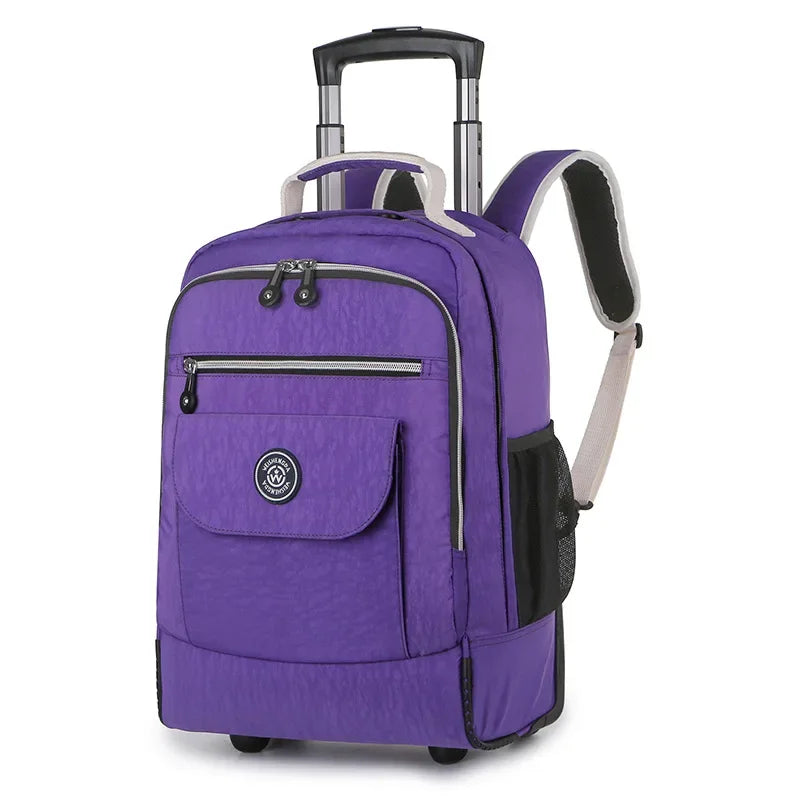Markroyal Rolling Travel Backpack — Versatile Wheeled Luggage Bag