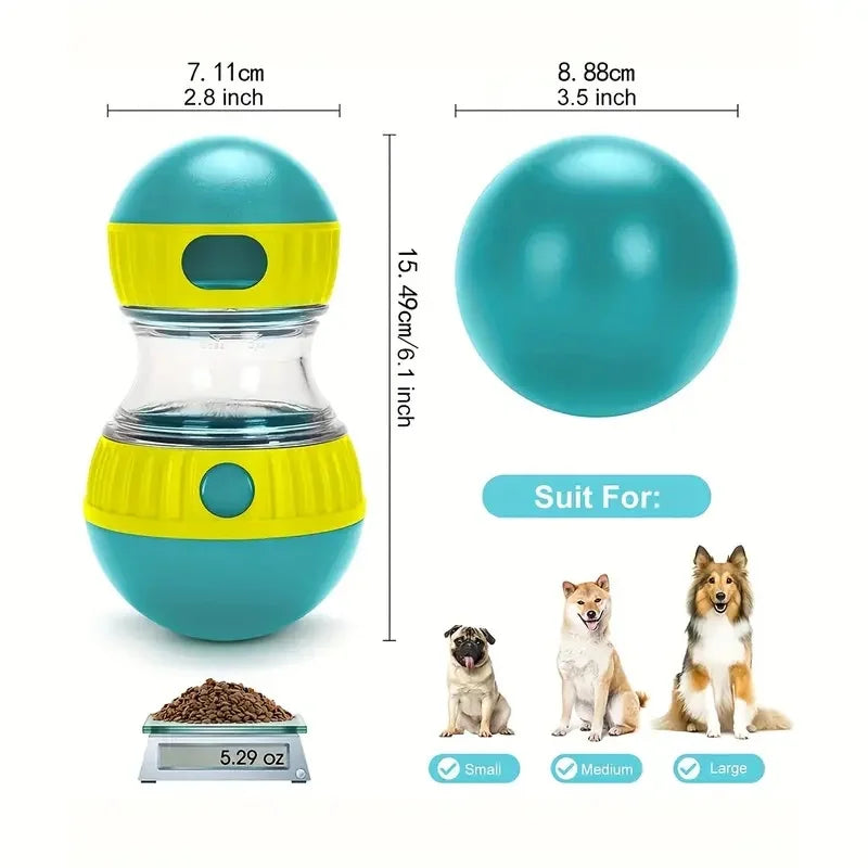 Interactive Dog Snack Dispenser — Slow Feeder Toy for Healthy Eating