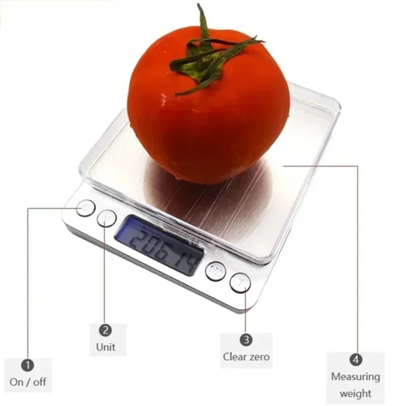 Digital Precision Kitchen Scale — High Accuracy Measuring Balance