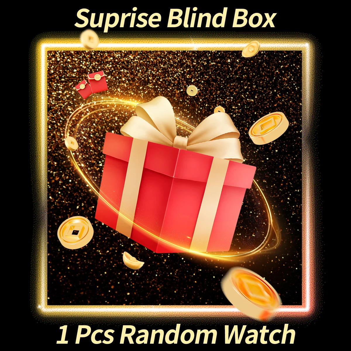 Surprise Mystery Quartz Watch — Fashionable Men's Business & Casual Wristwatch