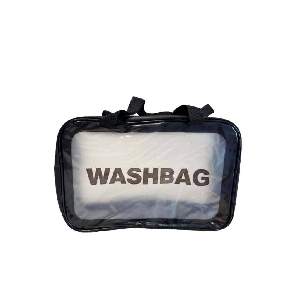 CCKANSCLE Transparent Cosmetic Bag — Large Capacity Travel Makeup Organizer