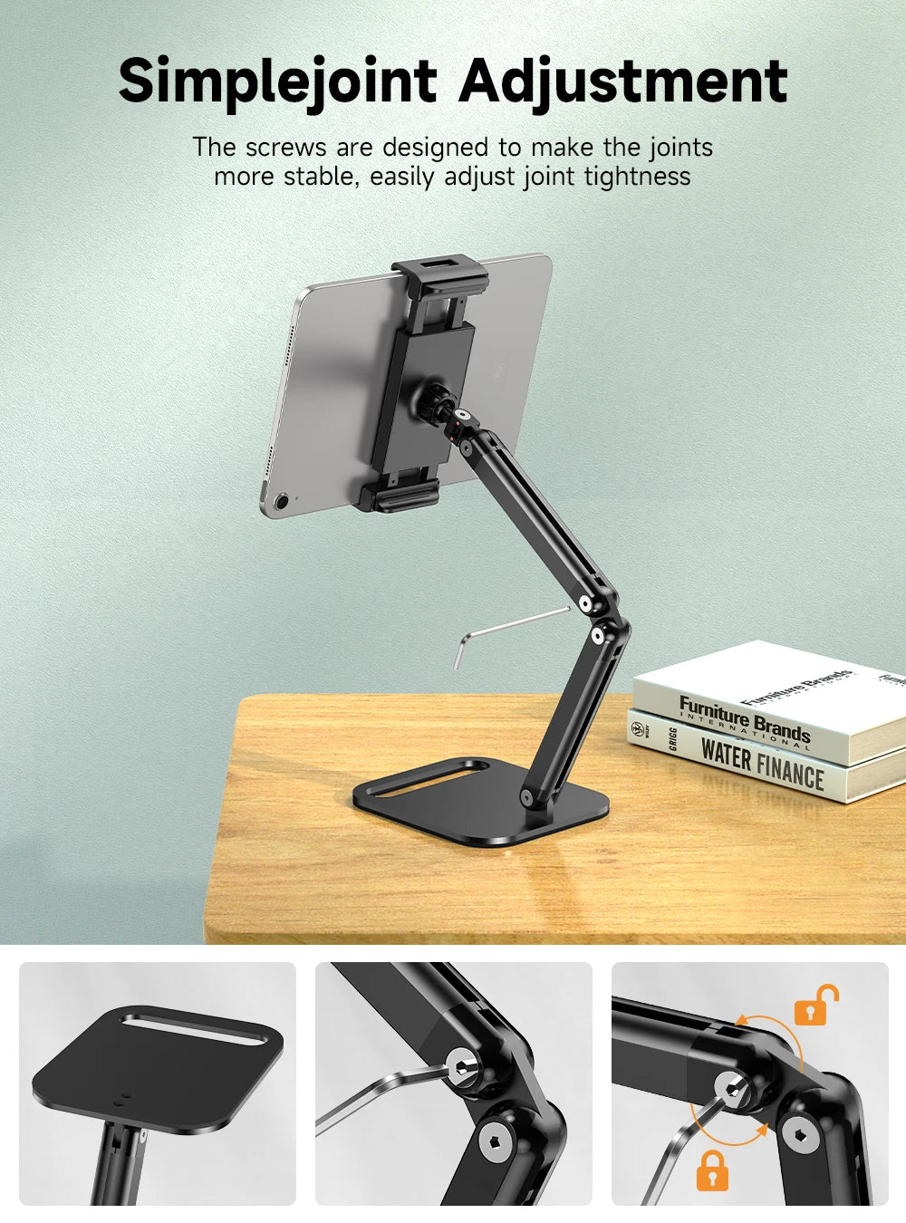 Uperfect Portable Monitor Stand — Adjustable Desktop Display Holder