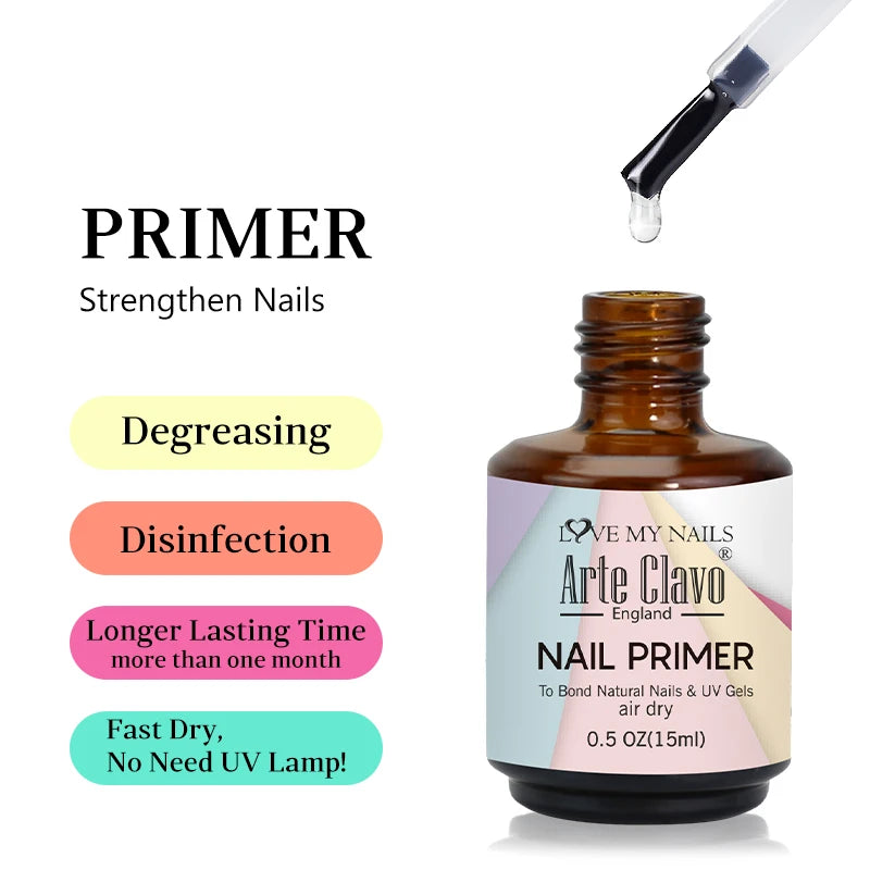 Arte Clavo Nail Primer and Gel Series — Long-Lasting Manicure Prep