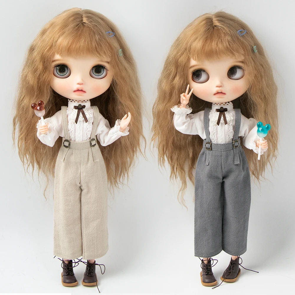 XiDonDon Off-Shoulder Top and Wide-Leg Pants Set — Trendy Doll Outfit