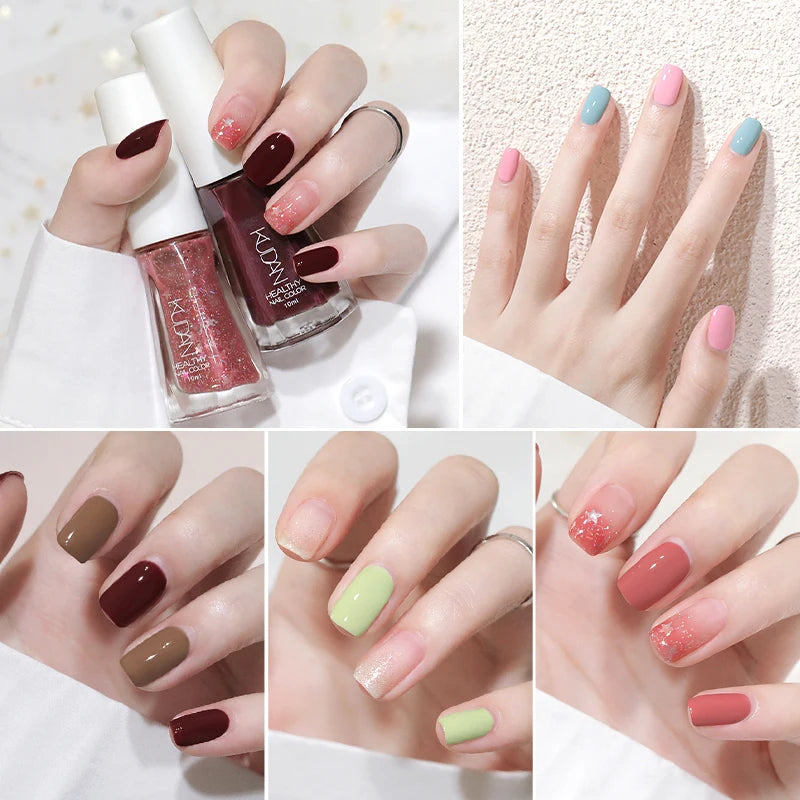 Four Lily Quick Drying Nail Polish — Water-Based Long Lasting Formula, 6-Piece Set