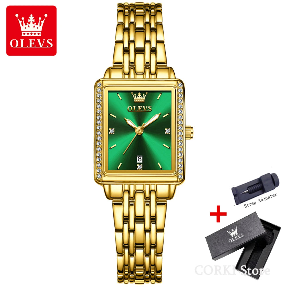 OLEVS 9995 Elegant Quartz Watch — Luxury Waterproof Ladies Wristwatch