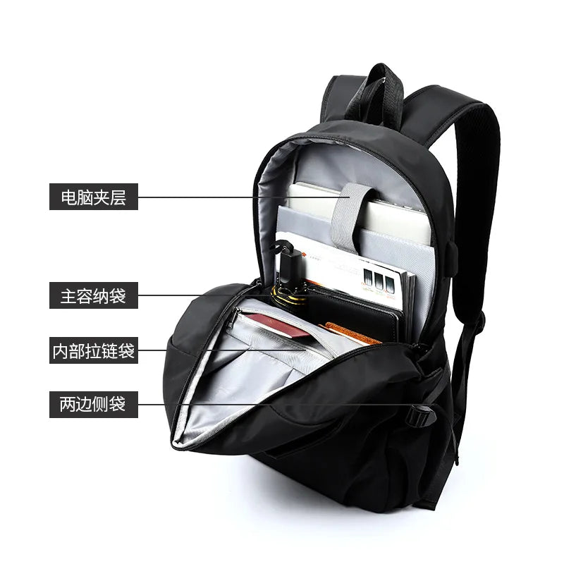 FANNYYEE Business Laptop Backpack — Lightweight Travel Bag for Men