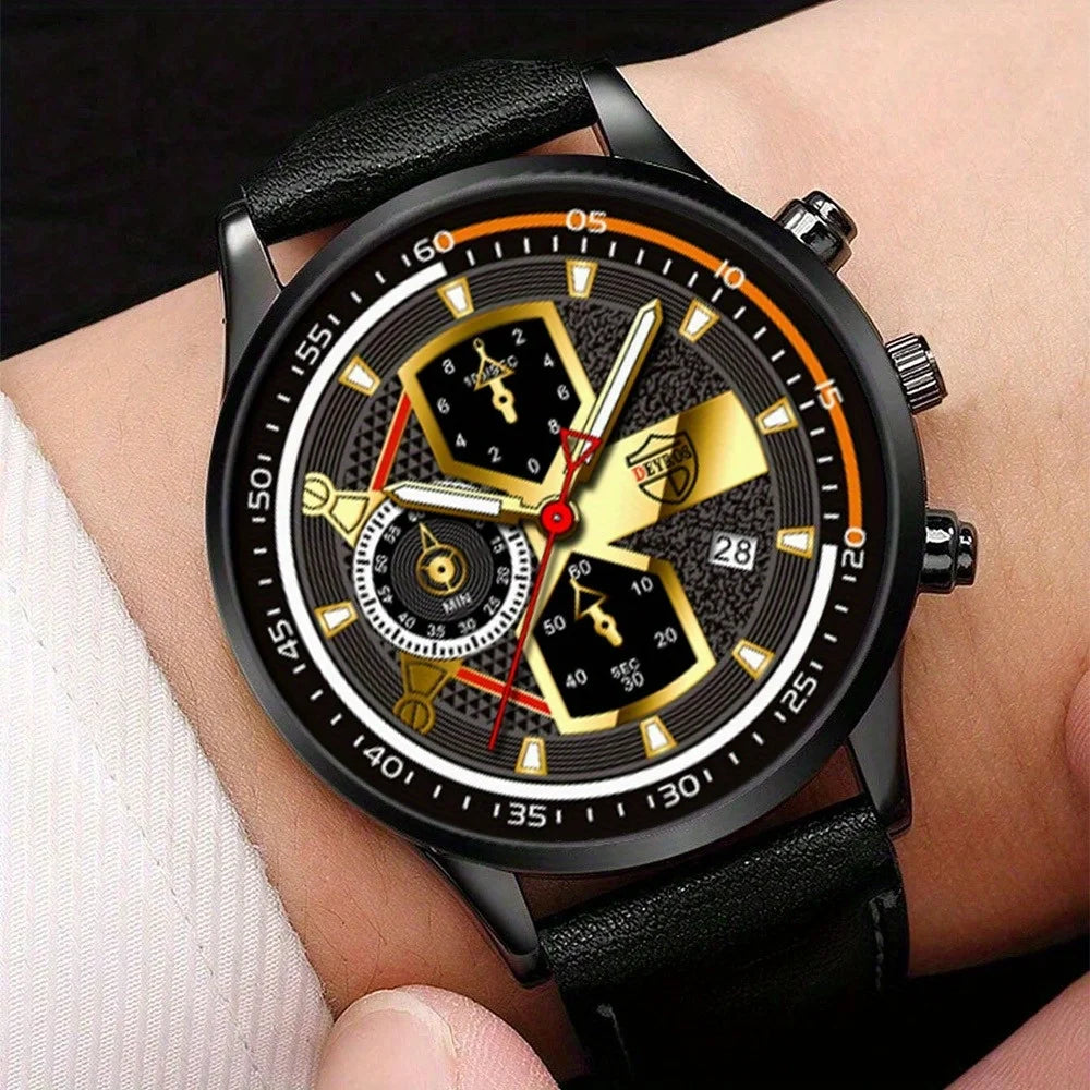 Men's Fashion Quartz Watch Mystery Box — Stylish Random Accessory