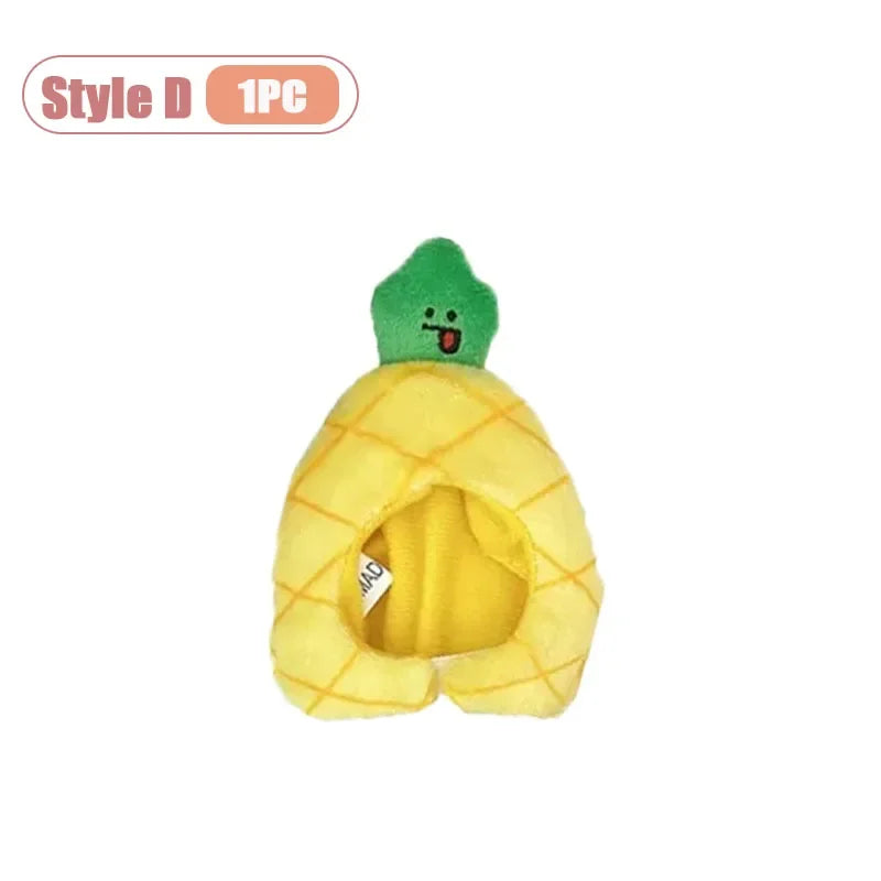 Plush Doll Head Cover & Outfit — Creative Accessory for Collectible Dolls