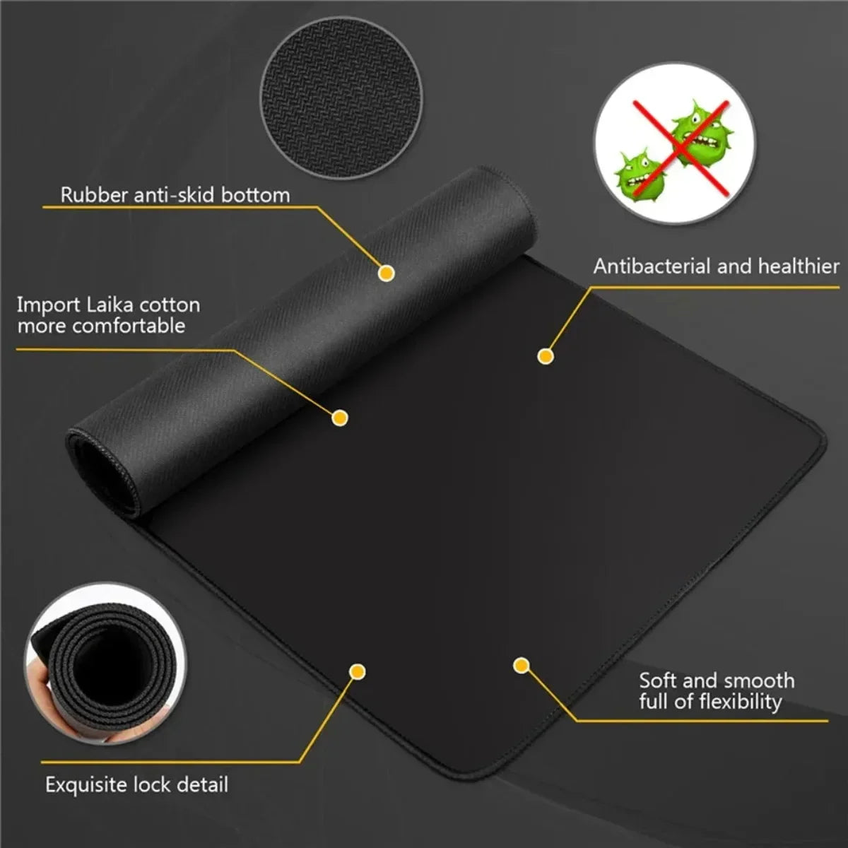 Extra Large Gaming Mouse Pad — Smooth Surface for Speed and Control