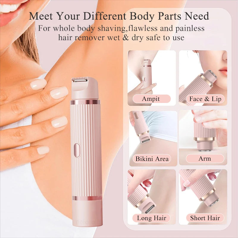 peicon Electric Razor for Women — Waterproof Body & Bikini Trimmer