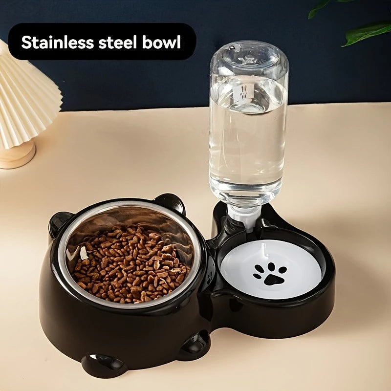 Automatic Pet Feeder and Water Dispenser — Integrated Feeding System for Cats and Dogs