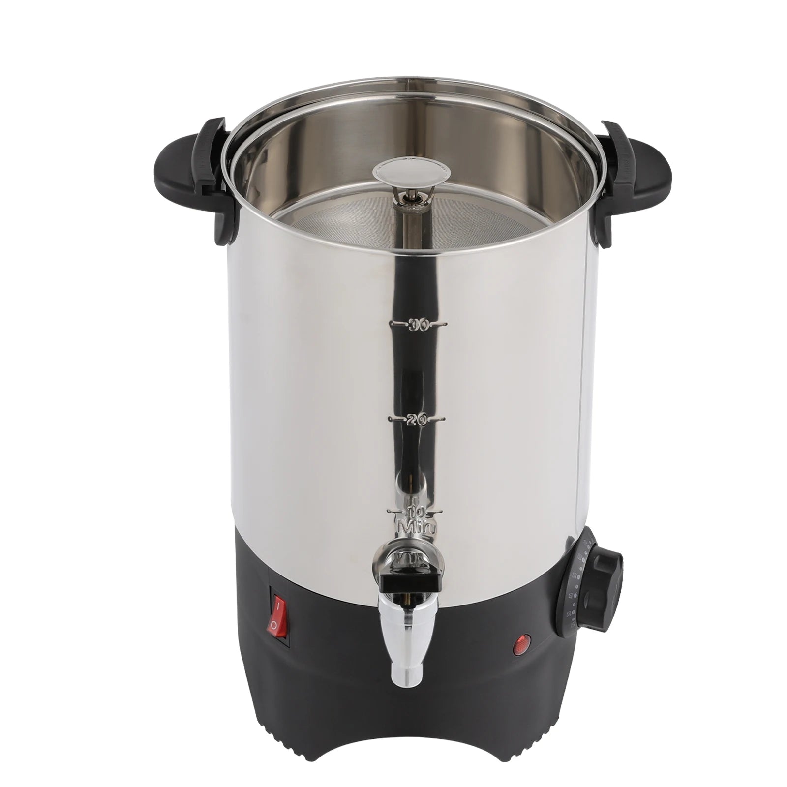 Commercial Coffee Urn — 30 Cup Stainless Steel Beverage Dispenser