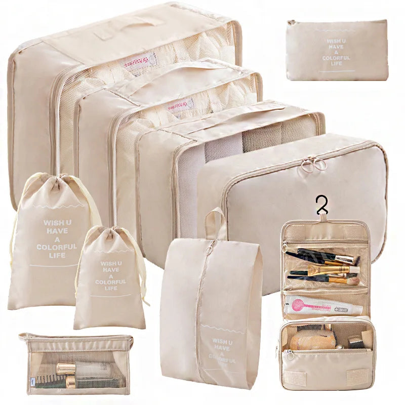 Travel Packing Cube Set — Luggage Organizer Bags for Suitcases