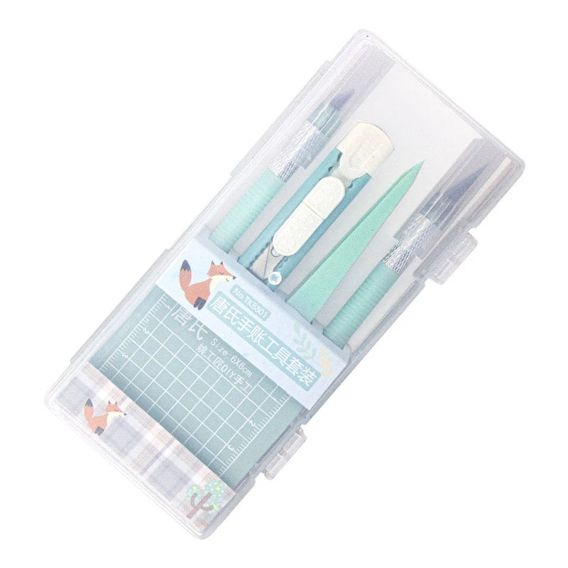 TPXCKz DIY Scrapbooking Tool Kit — Complete Crafting Set with Cutting Mat