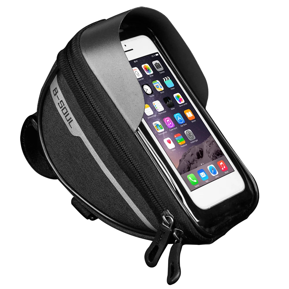 Waterproof Bicycle Phone Bag — Touch Screen Handlebar Mount for Cycling