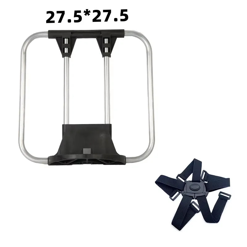 Aluminum Alloy Front Bag Frame — Durable Bike Rack Bracket Carrier